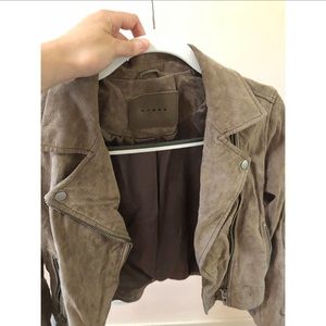 Blank NYC Suede Moto Jacket Size Small